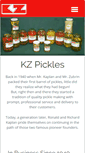 Mobile Screenshot of kzpickles.com